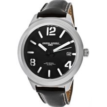Jorg Gray Leather Black Dial Men's watch #JG1950-11