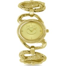 Just Cavalli Designer Women's Watches, Sinuous - Goldtone Bracelet Watch