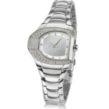 Just Cavalli Designer Women's Watches, Jc Logo - Crystal Case Bracelet Watch