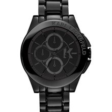 KARL LAGERFELD 'Energy' Chronograph Bracelet Watch, 44mm