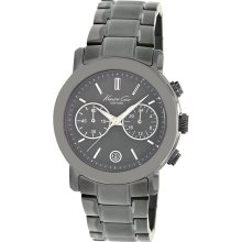 Kenneth Cole KC4803 Women's New York Dress Sport Gunmetal Steel Chrono