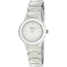 Kenneth Cole Kc4822 York Classic Silver Dial White Men's Watch
