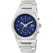 Kenneth Cole KC9002 Blue Dial Chronograph Bracelet Men's Watch