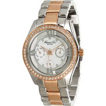Kenneth Cole New York Multifunction Watch With Silver And Rose Gold