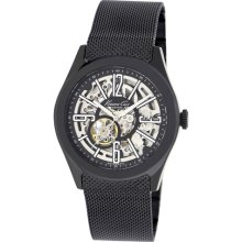 Kenneth Cole New York Automatic Watch With Black Mesh Strap