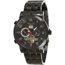 Kenneth Cole New York Automatic Watch With Black Link Strap
