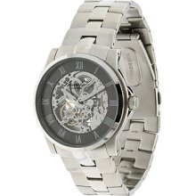 Kenneth Cole New York Automatic Men's Stainless Watch - Stainless Bracelet - Black Dial - KC3828