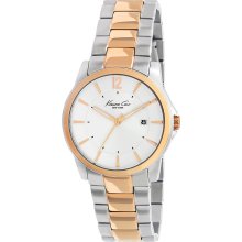 Kenneth Cole New York Two-Tone Round Dial Watch - Jewelry
