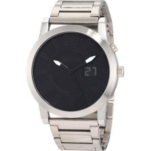 Kenneth Cole Reaction Grey Dial Watch In Silver