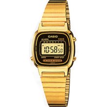 LA670WGA LA-670WGA-1DF Casio Golden Tone Ladies Watch