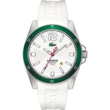 Lacoste Seattle White Silicone Mens Watch 2010664
