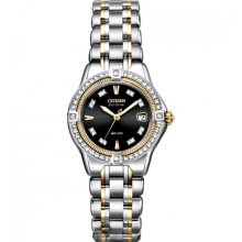 Ladies Citizen Signature Quattro Diamond Series Eco Drive Watch