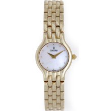 Ladies Concord 14k Gold Mother-of-Pearl Watch