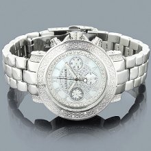 Ladies Diamond Watch 0.30 ct Luxurman White MOP