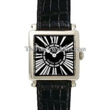 Ladies Large Franck Muller Master Square Steel 6002MQZR Watch