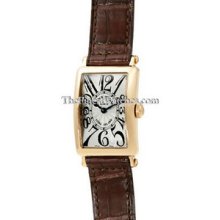 Ladies Medium Franck Muller Long Island Yellow Gold 952QZ Watch