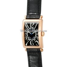 Ladies Medium Franck Muller Long Island Pink Gold 952QZ Watch