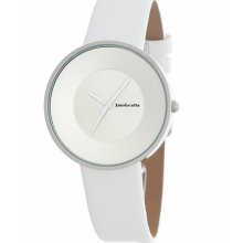Lambretta Womens Cielo Stainless Watch - White Leather Strap - White Dial - LAM2101/WHI