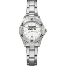 LogoArt NBA All-Pro Women's Watch Team: San Antonio Spurs, Color: Chrome