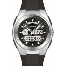Lorus Chronograph Watch With Digital Display And Analogue Time Lorus R2387gx9