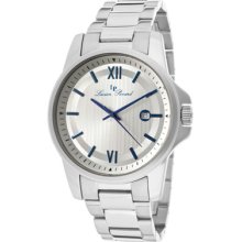 Lucien Piccard Watches Men's Breithorn Silver Dial Stainless Steel St