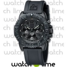 Luminox Colormark Chronograph Blackout Navy Seal Watch (Black) 3081.BO