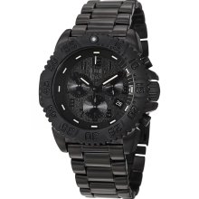 Luminox Men's 'Colormark' Black Dial Black Stainless Steel Watch