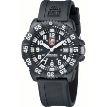 Luminox Men's 'Navy Seal Colormark 3051' Black Watch (Black)