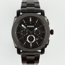 Machine Stainless Steel Watch Black One Size For Men 20805410001