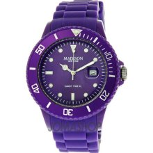 Madison Candy Time XL Purple Mens Watch G4167-01-1