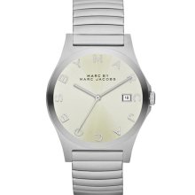 MARC by Marc Jacobs 'Henry' Stretchy Bracelet Watch Silver