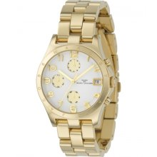 Marc by Marc Jacobs HENRY Chronograph Gold-Tone Womens Watch MBM3039