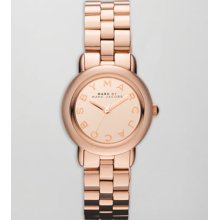 MARC by Marc Jacobs Marci 3H Analog Watch, Rose Golden