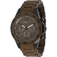 Marc by Marc Jacobs Rock Chronograph Silicone Mens Watch MBM2582