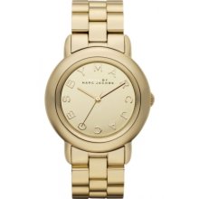 Marc by Marc Jacobs 'Marci' Gold Mirror Dial Ladies Watch MBM3098