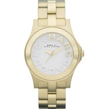 Marc By Marc Jacobs Rivera Ladies Still Yellow Gold Tone Watch Mbm3134