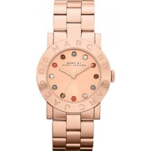Marc by Marc Jacobs Rose Gold Ion Plated Stainless Steel Ladies Watch MBM3142