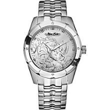 Marc Ecko Men's E95042g2 Rhino Logo Silver Stainless Steel Watch