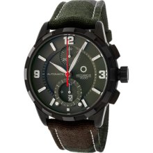 Meccaniche Veloci Watches Men's Automatic Chrono Military Green Dial B