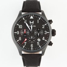 Meister Aviator Watch Black One Size For Men 21604110001