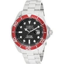 Men's 12565X Pro Diver Black Carbon Fiber Dial Stainless Steel