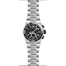 Men's 1341 Pro Diver Chronograph Black Textured Dial Stainless Steel