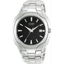 Men's 180 Eco-Drive Stainless Steel Black