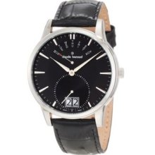 Men's 34004 3 NIN Classic Gents Black Leather Big Day Date