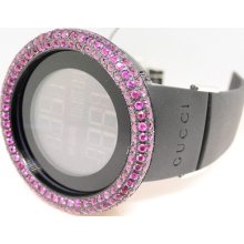 Mens 50 Mm Bezel I Gucci Digital White Genuine Ruby Watch 11 Ct