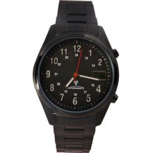 Men's Atomix Atomic Solar Black Band Watch