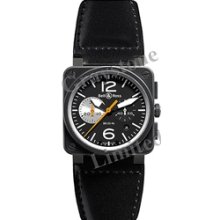 Men's Bell & Ross Instrument BR03-94 Steel Automatic Watch - BR03-94_BlkWhtCs