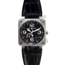 Men's Bell & Ross Instrument BR01-97 Steel Automatic Watch - BR01-97_StBlkA