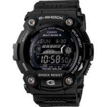 Men's Black G-Shock Atomic Moon Phase Tide