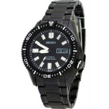 Men's Black Stainless Steel Automatic Black Dial Day and Date Display Men's Black Stainless Steel Automatic Black Dial Day and Date Display